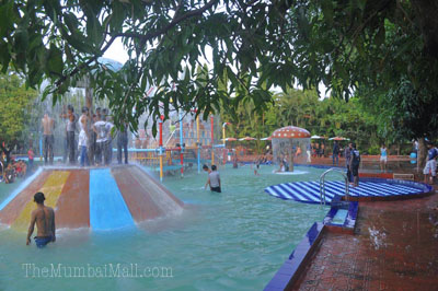 Rainy resort waterpark